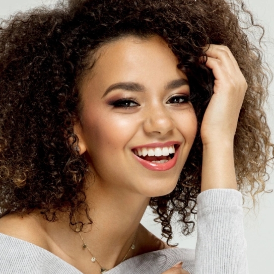 smiling woman
